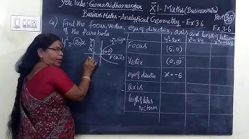 11th B-Maths [Part-35] Ex-3.6-4 Analytical Geometry Gomathi dharmarajan