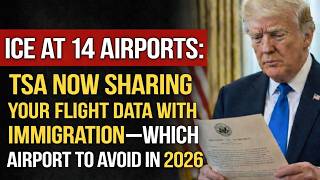 ICE at14 Airports:TSA Now Sharing Your Flight Data With Immigration —Which Airport to Avoid in 2026