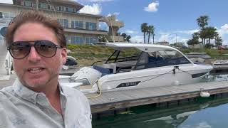 New 2023 Bavaria Yachts Vida 33 Outboard Powerboat Video By: Ian Van Tuyl Boat Dealer in California