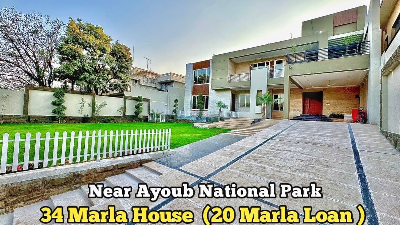 34 Marla Newly Constructed House For Sale In Rawalpindi Lalazar Near Ayoub National Park