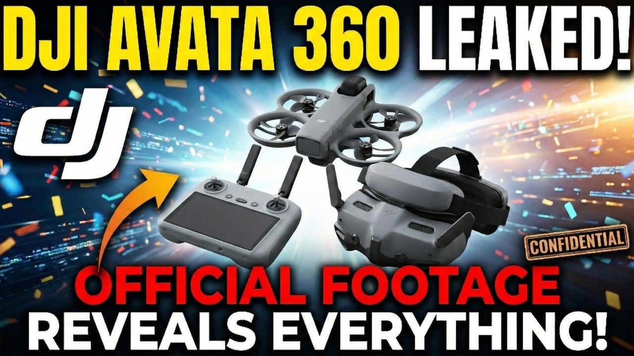 Официальная утечка информации о DJI Avata 360 – новые кадры раскрывают все секреты!