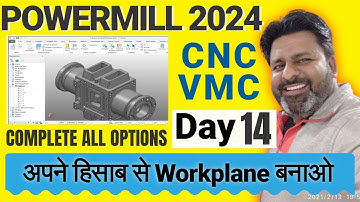 How to Create Workplane In Powermill 2024 12 Different types| Powermill Day-14 | POWERMILL 2024