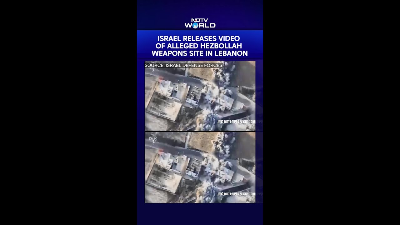 Israeli Military Releases Video Allegedly Showing Hezbollah Weapons Storage Sites In Lebanon
