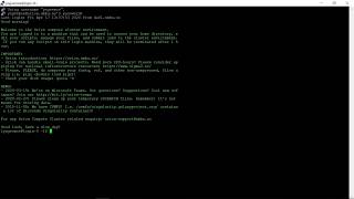 Signing into the Orion cluster