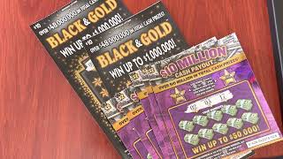$10 Black & Gold - Michigan Lottery - 3/5/23