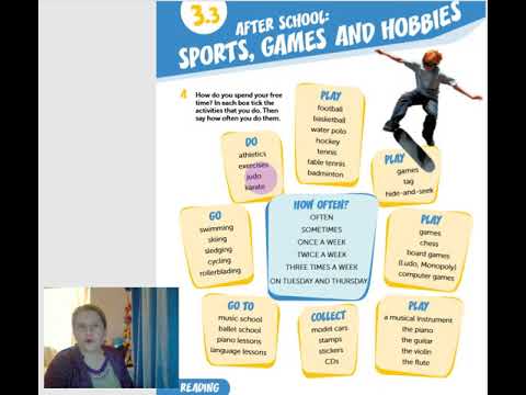 5 კლ.გვ.56 Sports, Games and Hobbies - სპორტის, თამაშების და ჰობის სახეობები