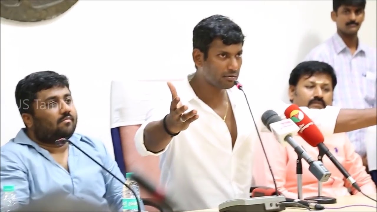 Actor Vishal Exclusive Interview after Elected President of TN Film Producers Council   US Tamil HD