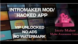 Intro Maker - music intro video editor Mod/hacked app (VIP UNLOCKED/NO ADS/NO WATERMARK) screenshot 4