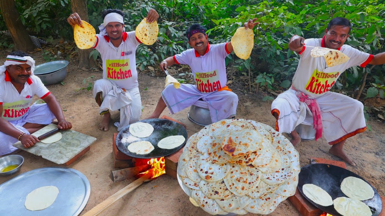 Winter special Paratha and Egg Potato curry for village people | villfood Kitchen