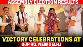 WATCH LIVE: Victory Celebrations at BJP HQ, New Delhi |Landslide Victory in Bengal, Assam Elections