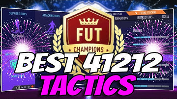 *UNBEATABLE* 41212(2) FORMATION - FUT 21 | 41212 CUSTOM TACTICS & PLAYER INSTRUCTIONS | POST PATCH!!