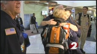 Local group returns from disaster area