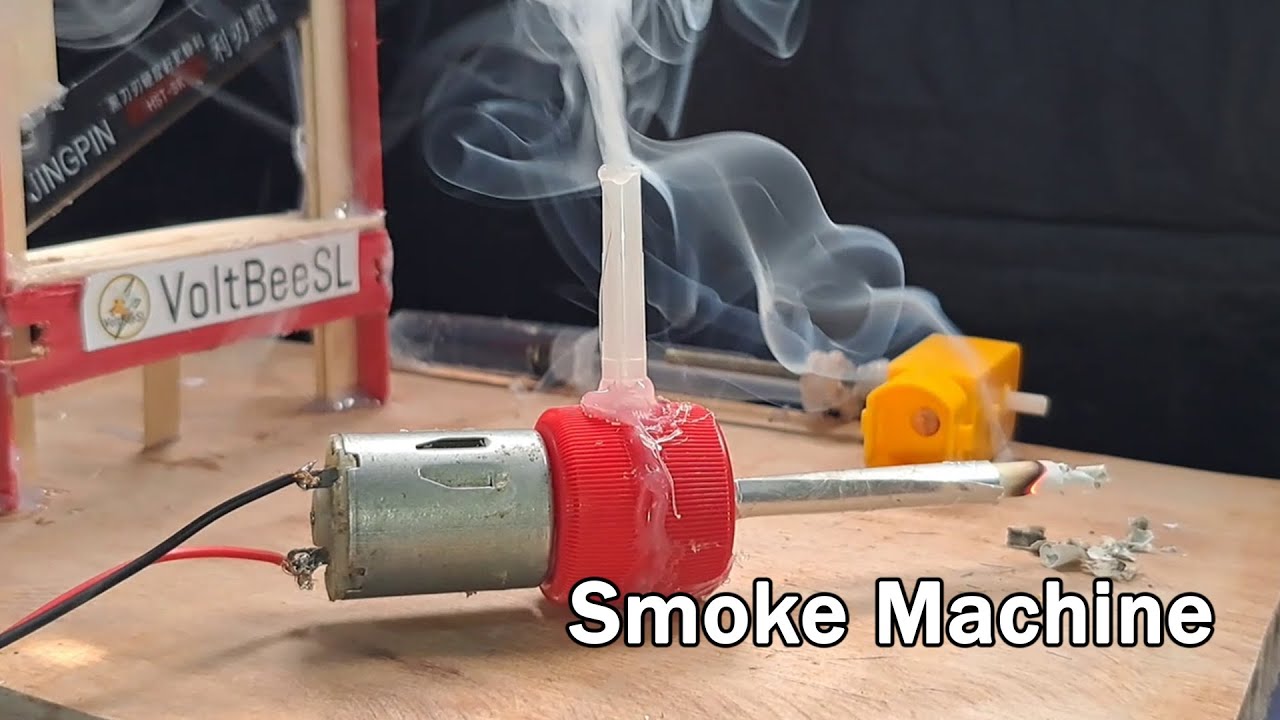 DIY Mini Smoke Machine Using DC Motor | Simple Home Project - YouTube