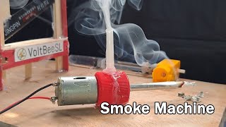 DIY Mini Smoke Machine Using DC Motor | Simple Home Project