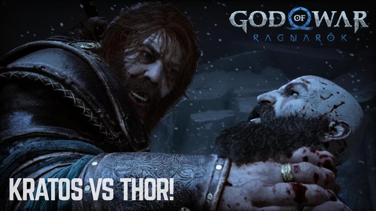 Deion  SeeReax on X: Kratos VS Thor In God of War Ragnarok    / X