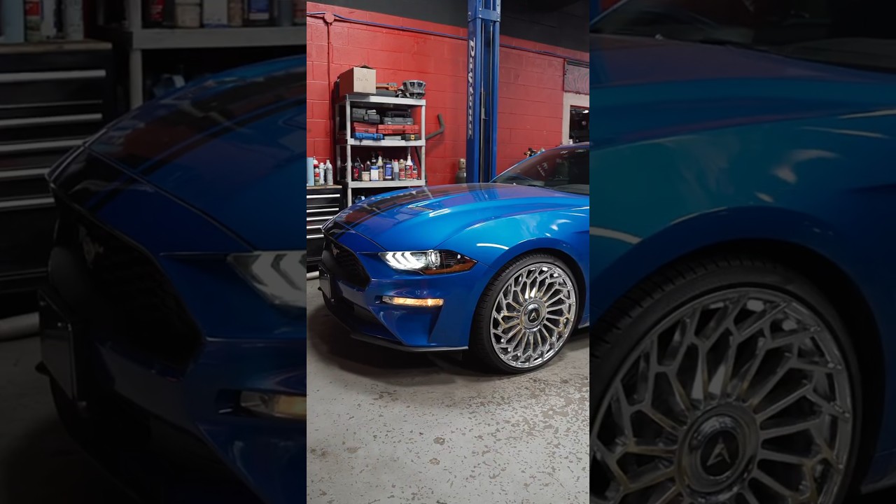 Mustang on 22" Wheels!!