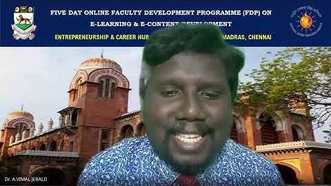 E Learning and E Content Development - Day 4 - Dr. A. Vimal Jerald, 10.03.2022