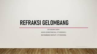 Refraksi gelombang