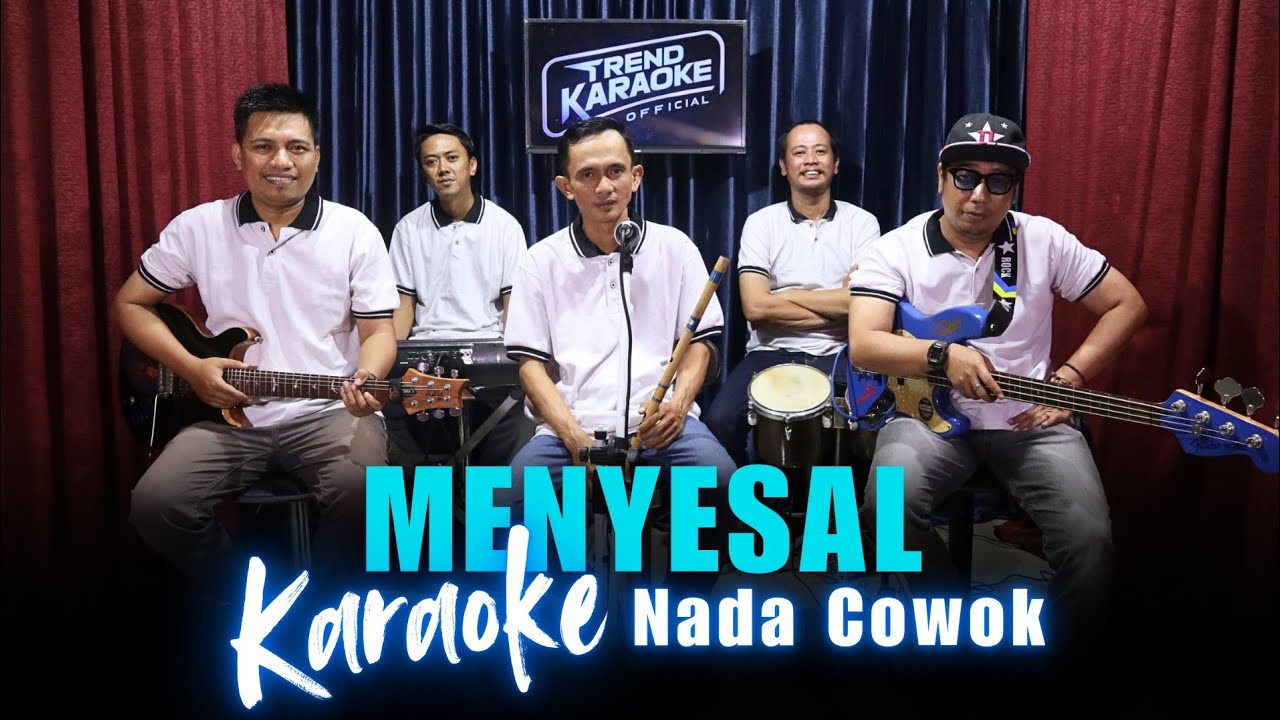 Karaoke Tanpa Vokal | MENYESAL - MANSYUR S | Nada Cowok/Pria | Lirik & Musik Jernih