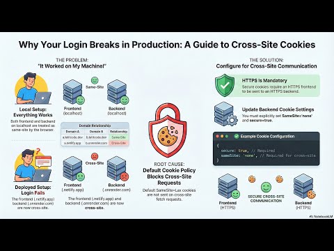 Cookies Not Working After Deployment? Fix SameSite & Secure (Render + Netlify)