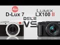 Lecia D-Lux 7 vs Panasonic Lumix Lx100 II