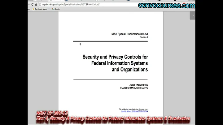 Information Security Framework aka System Compliance 1