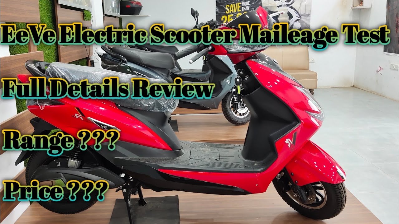 EeVe Electric Scooter Wind Test Ride in india