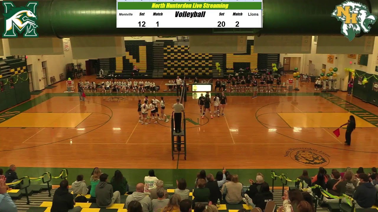 North Hunterdon Lions Girls Volleyball v Montville 10-28-25