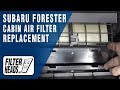 How to Replace Cabin Air Filter 2015 Subaru Forester