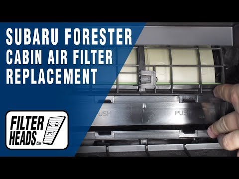 How to Replace Cabin Air Filter 2015 Subaru Forester