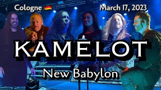 KAMELOT - New Babylon @Essigfabrik, Cologne, Germany 🇩🇪 March 17, 2023 LIVE HDR 4K