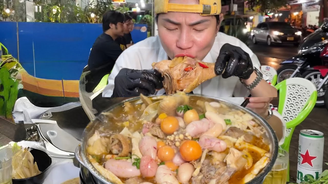 LẨU GÀ NGỌC KÊ SIÊU TO VÀ KHÁM PHÁ CHỢ TÂN ĐỊNH GIỮA TRƯA NẮNG GẦN 38 ĐỘ SẼ NHƯ THẾ NÀO???