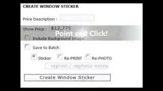 AutoRevolution - Window Stickers & Buyers Guides