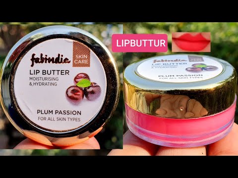 Fabindia skincare lip buttur plum passion review | moisturising & Hydrating lipscare product | RARA