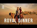 Royal desert dinner at sahara desert fortress