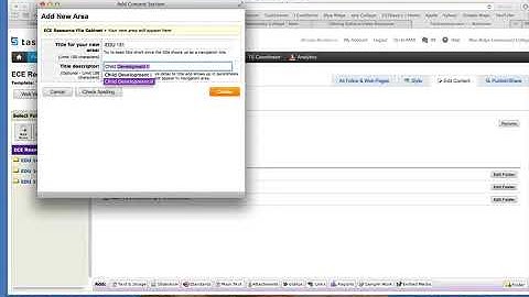 EDU_How to Create a Resource Folio in TaskStream