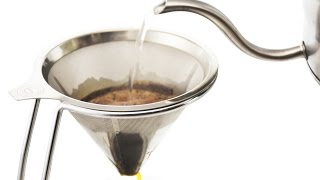 Frankfurt pour over coffee maker demo, how to make pour over coffee