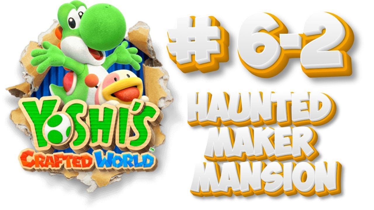 Yoshi´s Crafted World - Level 6-2 - Cardstock Carnival - Haunted