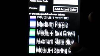 Advanced Configuration Tool for WP7 - Customizing Theme