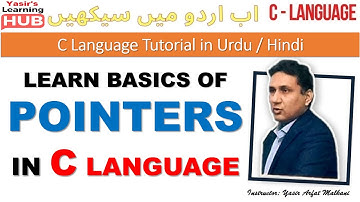 Pointers in C programming | Basic concepts of pointers in C language | C Tutorial in Urdu / Hindi
