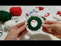 Вяжем крючком рождественские веночки. Christmas wreaths. Crochet. Holiday decor