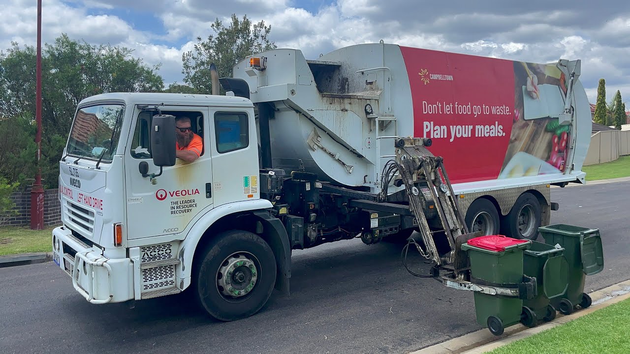 Campbelltown Garbage SL735 Finishing Off Blair Athol YouTube