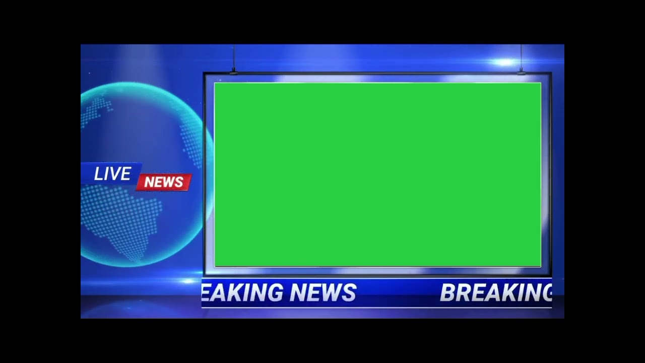 1 Minutes Breaking News Green Screen