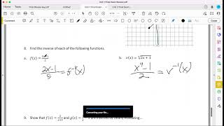 Integrated Math 3 - Exam Review Power Hour - Units 1-4