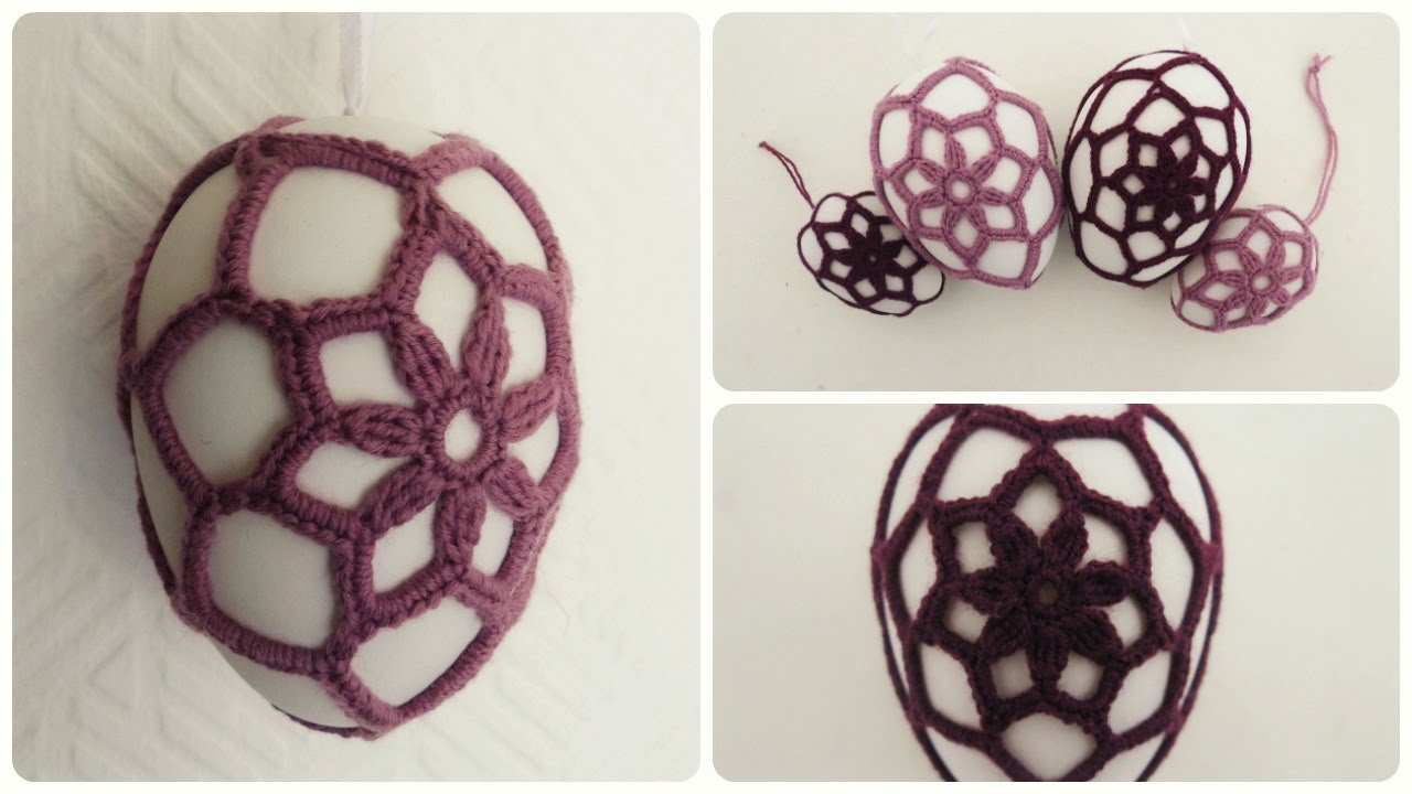 Osterei umhäkeln #2 * DIY * Crochet Ester Egg [eng sub] - YouTube