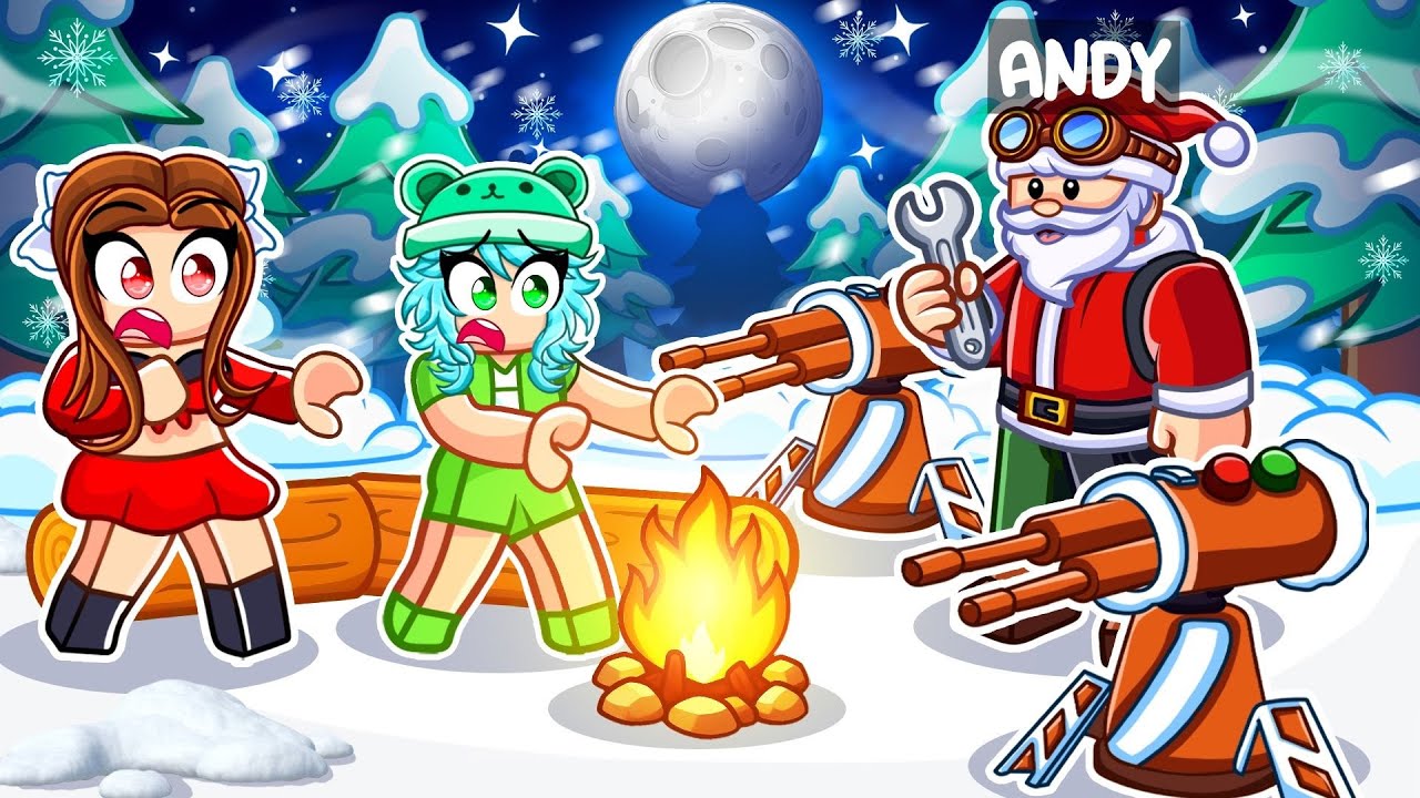 I Pretended to be BOSS FAKE SANTA In 99 Nights In The Forest…