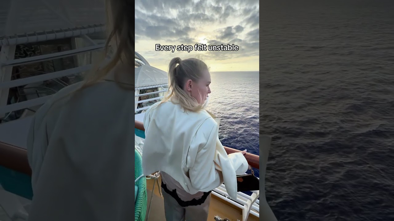 Strong winds on a transatlantic cruise can be extremely dangerous😔🌊💨 #shorts #cruiselife #cruise