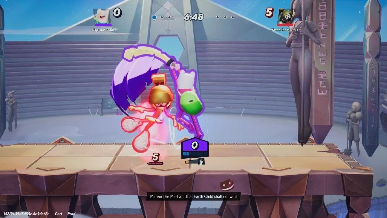 amazing combos as finn in MultiVersus vs marvin the bot
