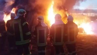 Большой костёр на пасху в Германии Osterfeuer 2016