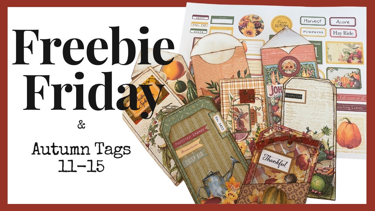 FREEBIE FRIDAY - Fall Tags 11-15